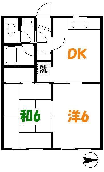 カーサ・イトウの物件間取画像