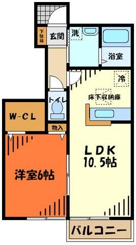 コンフォールダイワの物件間取画像