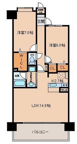 ロイヤルパークス花小金井の物件間取画像