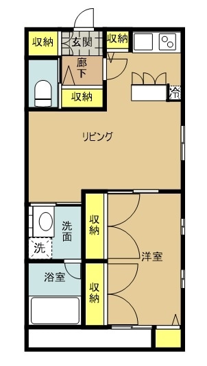 プティ・リヴィエールＡの物件間取画像