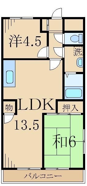 リエス国分寺恋ヶ窪の物件間取画像