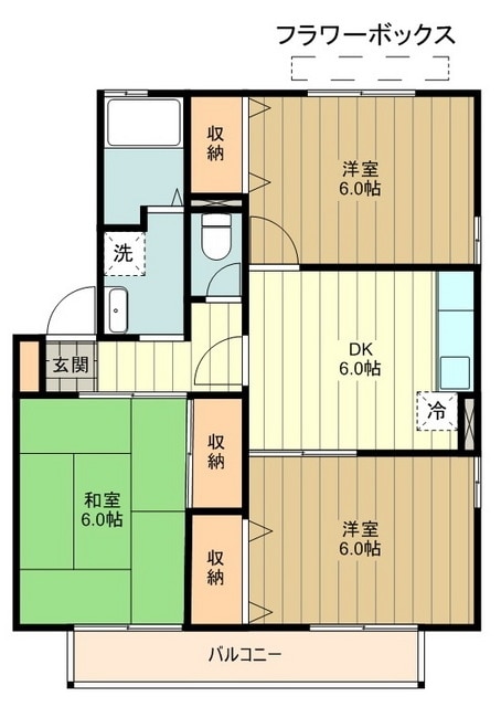 メゾンシャルマンの物件間取画像