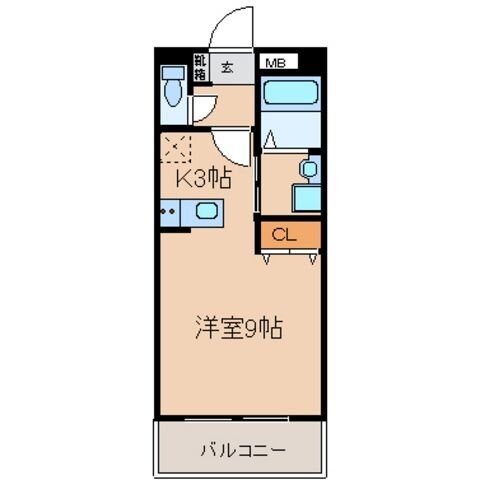 トレゾール藤の物件間取画像