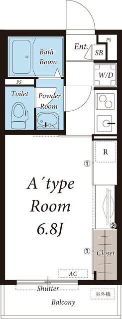 リブリ・リア コートの物件間取画像