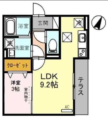 シェーングラースDの物件間取画像