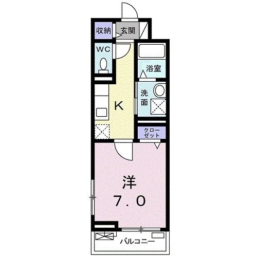 ヌーベル中浦和の物件間取画像