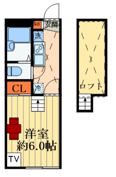 レオパレスコンホート四谷の物件間取画像