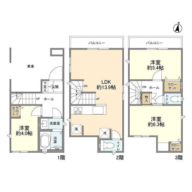 Ｋｏｌｅｔ川口前川＃０２の物件間取画像