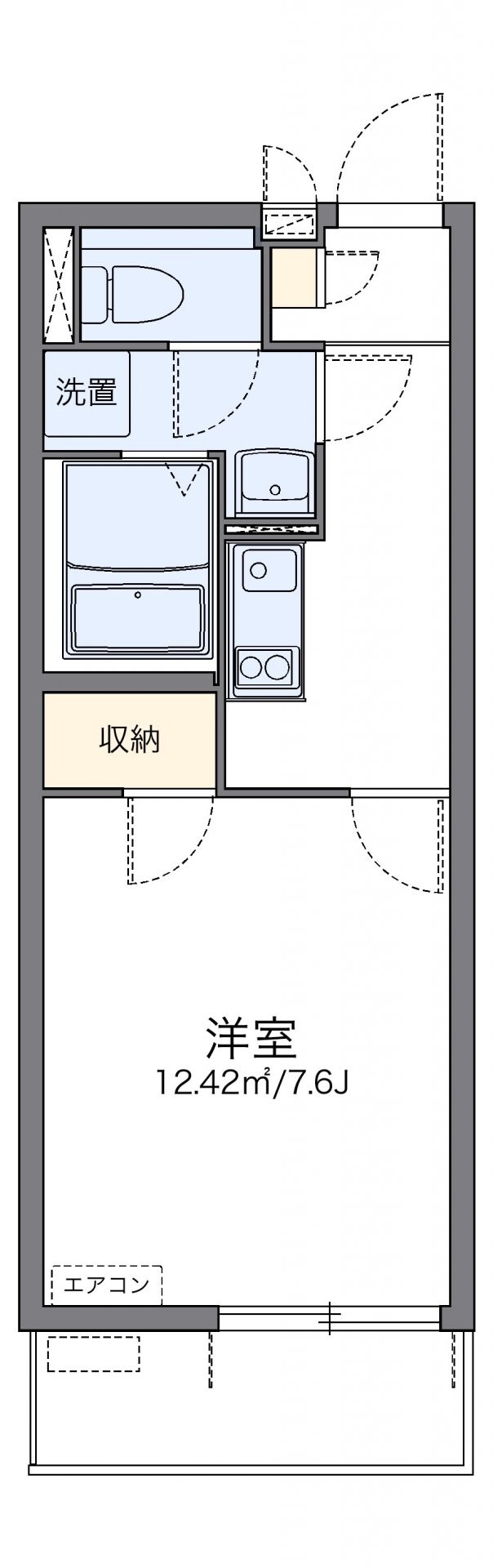 レオネクストラグレージュIIの物件間取画像