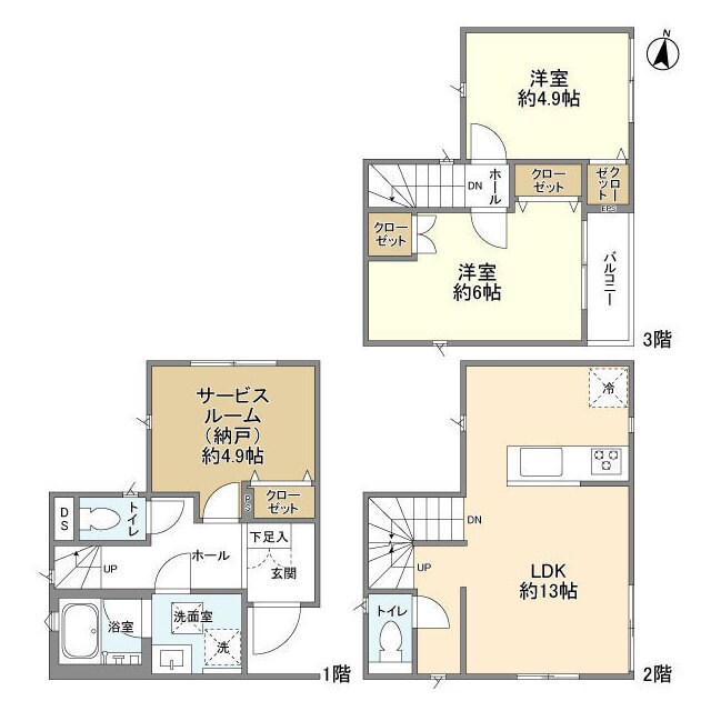 Ｋｏｌｅｔ北浦和＃１０の物件間取画像