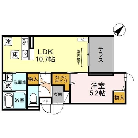 ラポーム北戸田の物件間取画像