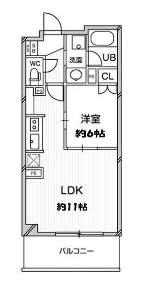 ドゥーエ大宮の物件間取画像