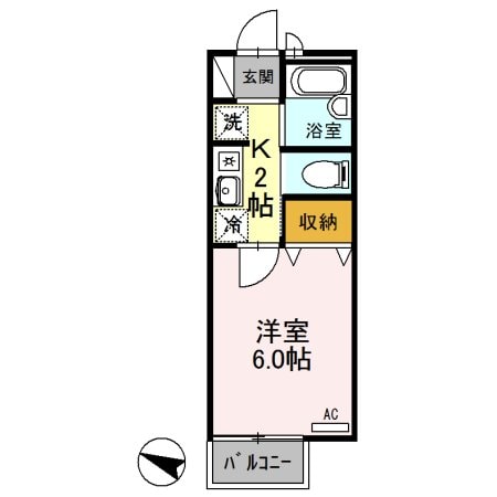 ウェルヴィラの物件間取画像