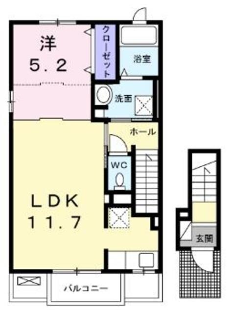 ブランズ・ハッチ２の物件間取画像