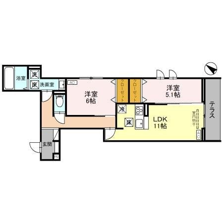 アリエッタIIの物件間取画像