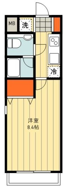 あい蘭道八番館の物件間取画像