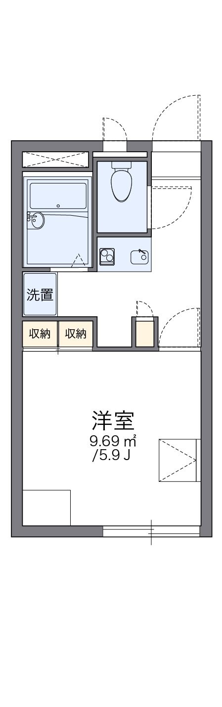 レオパレスｅｓｔの物件間取画像