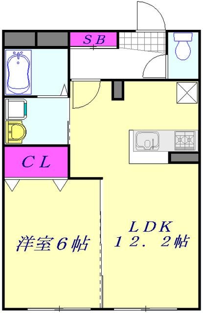 グリーンコーポ青木の物件間取画像