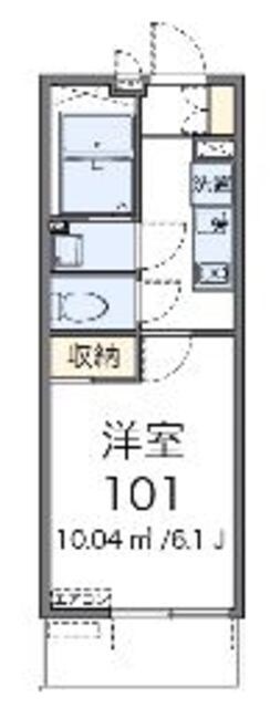 レオパレスエクセランの物件間取画像