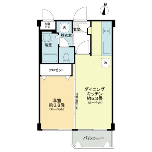ウインベルデュエット川口の物件間取画像