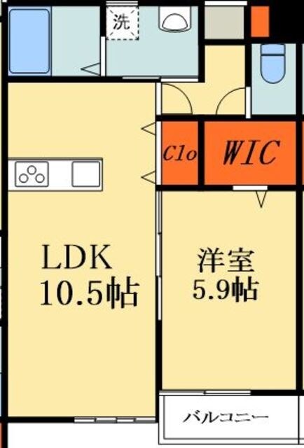 ル・トリオンフの物件間取画像