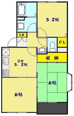 シャルマン壱番館の物件間取画像