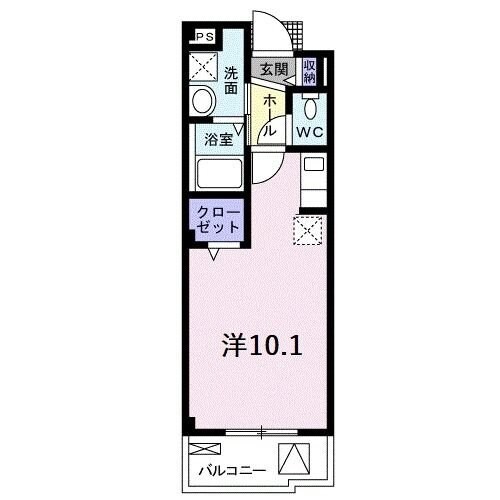 エスポワール南の物件間取画像