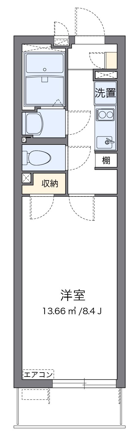 クレイノオリーブハウス　ネオIIの物件間取画像