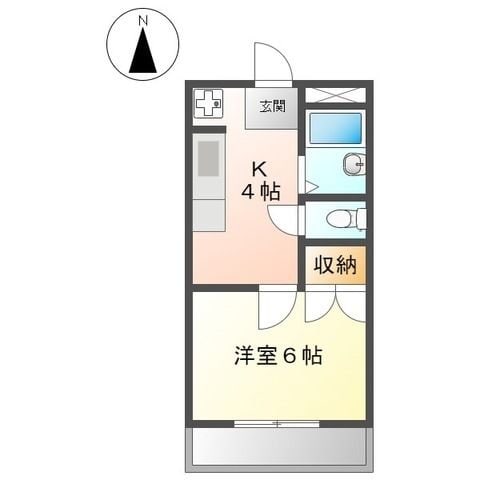 グレースカーサIIIの物件間取画像