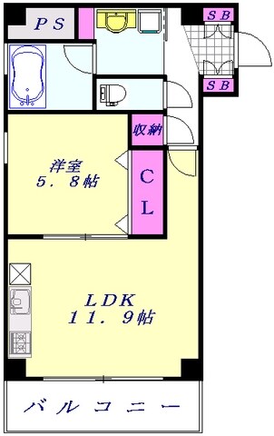 フォルトゥーナ桜木の物件間取画像