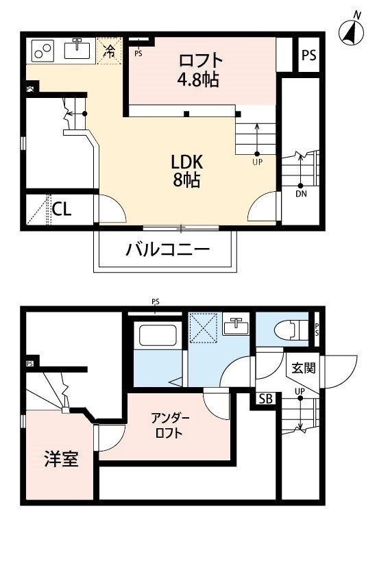 robot home 西大宮A(ロボットホームニシオオミヤエー)の物件間取画像