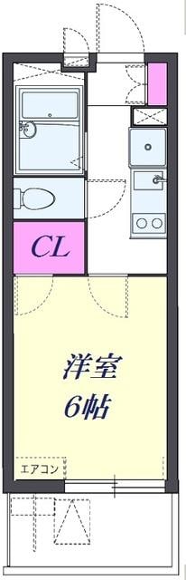 レオパレスアムール大宮IIの物件間取画像