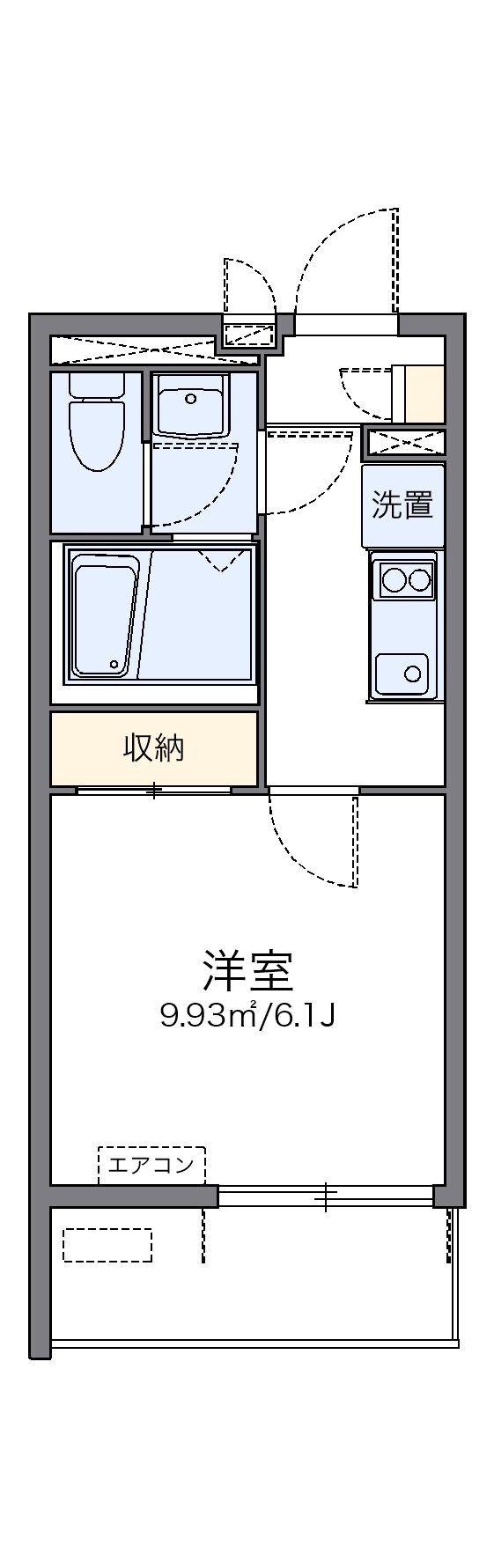 レオネクストルナ大宮の物件間取画像