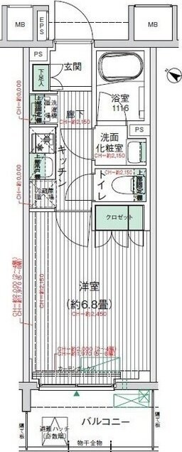 ＢＰＲレジデンス武蔵浦和の物件間取画像