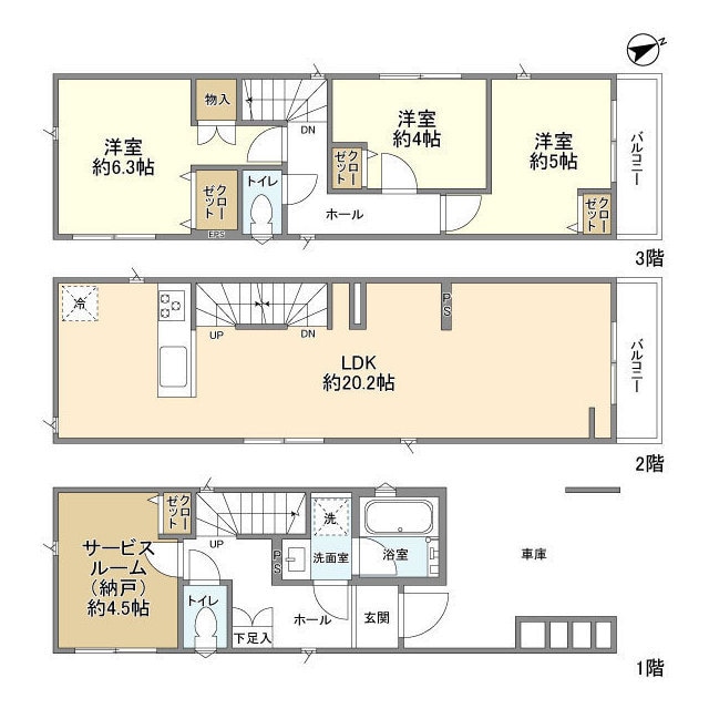 Ｋｏｌｅｔ浦和辻の物件間取画像