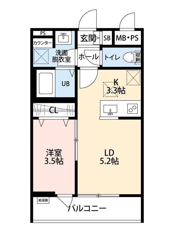 リーブルファイン大宮櫛引町の物件間取画像