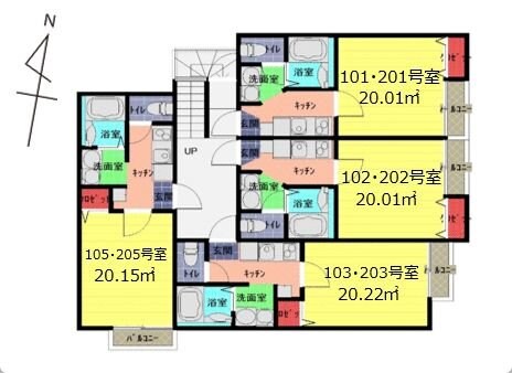 ラミアアルテ大成の物件間取画像