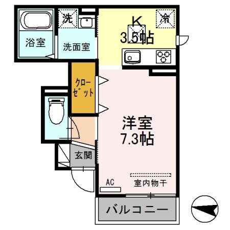 プリムヴェール　弐十弐番館の物件間取画像