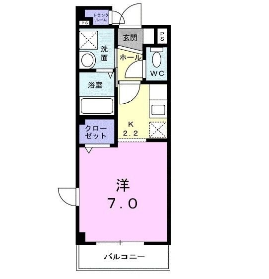 ハピネス北上尾の物件間取画像