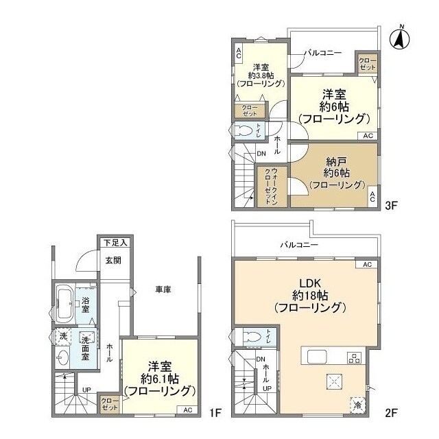 Ｋｏｌｅｔ与野本町＃０５の物件間取画像