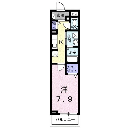 ヒルサイドハウスVの物件間取画像