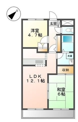 ハイランドパークの物件間取画像