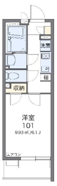 クレイノホクレレ　エルアの物件間取画像