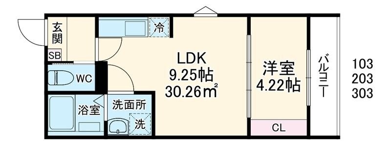 GRADUS日進町の物件間取画像