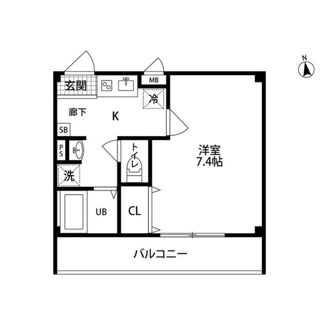 アンプルール フェール Sereinの物件間取画像