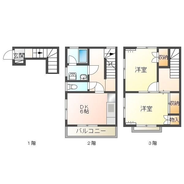 ユアーズマンションの物件間取画像