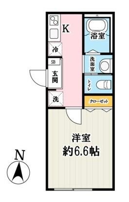 ベルデタンテ大宮公園の物件間取画像