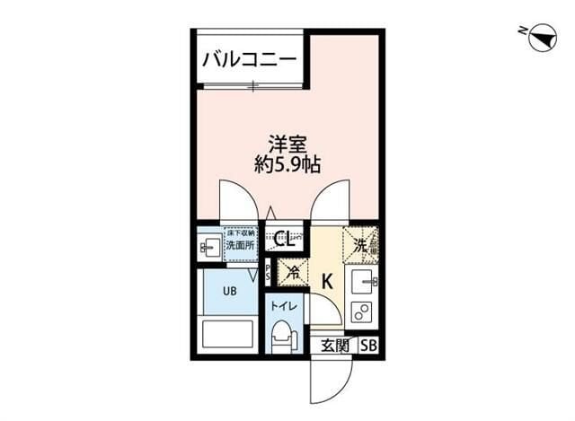 レーヴ・WARABIの物件間取画像