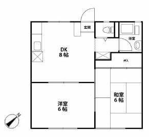 エメラルド紺屋の物件間取画像