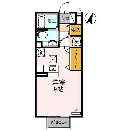 ロイヤルタウン フラーゼ　Ａの物件間取画像